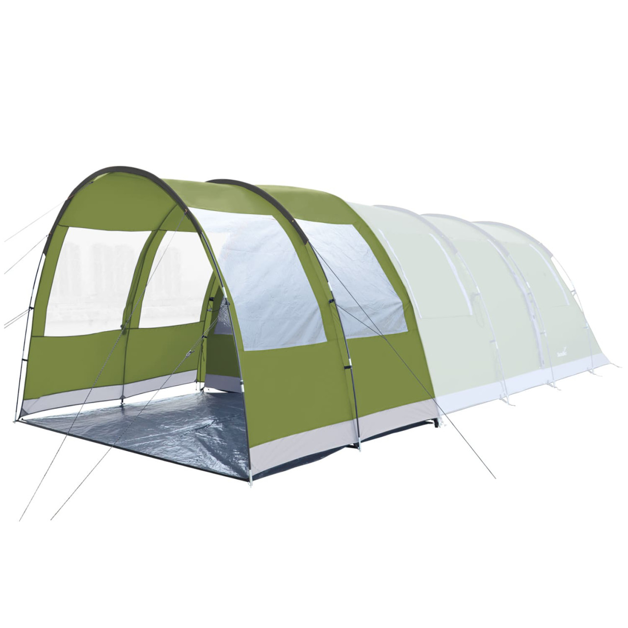 Camco Vorzelt-Wendematte 1,8 X 2,75 M – Grün, Schimmelbeständig Mit Ösen & Ankern