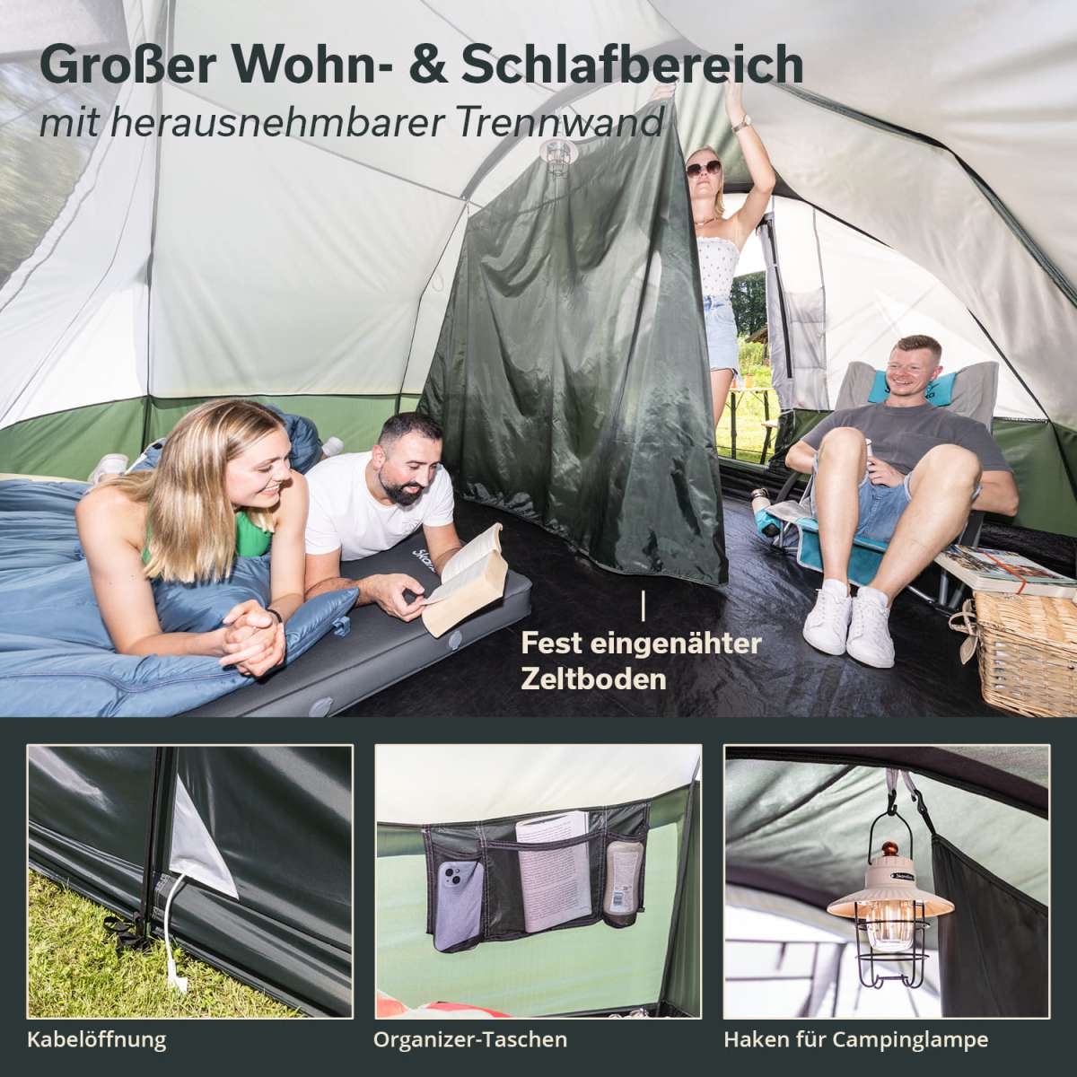 Skandika Tunnelzelt Indal 5 Personen | MAX Trader GmbH