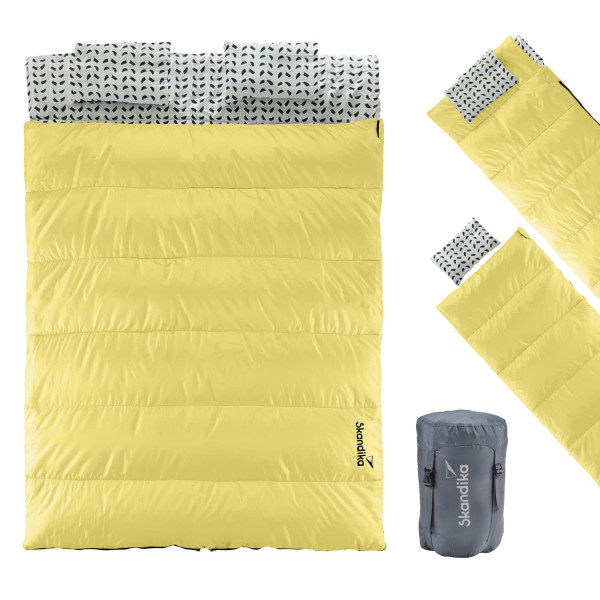 Deckenschlafsack Iceland Double (dunkelgrün)
