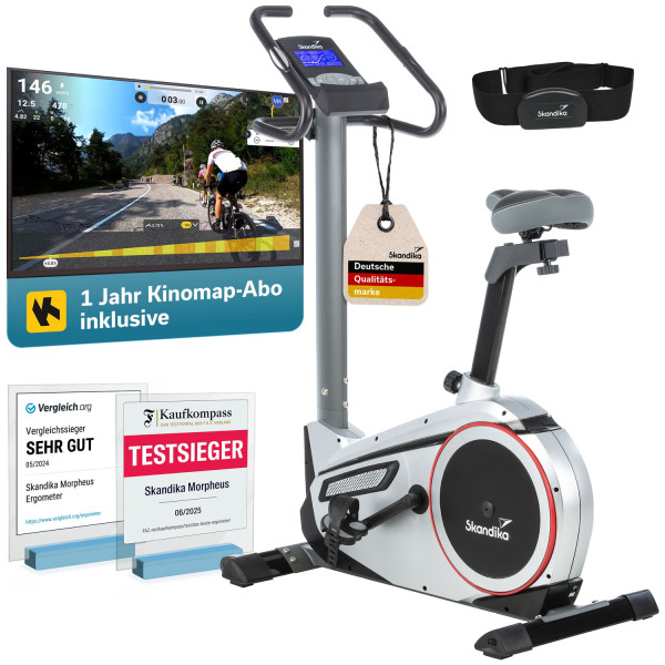 Ergometer Morpheus Bundle (schwarz/silber)