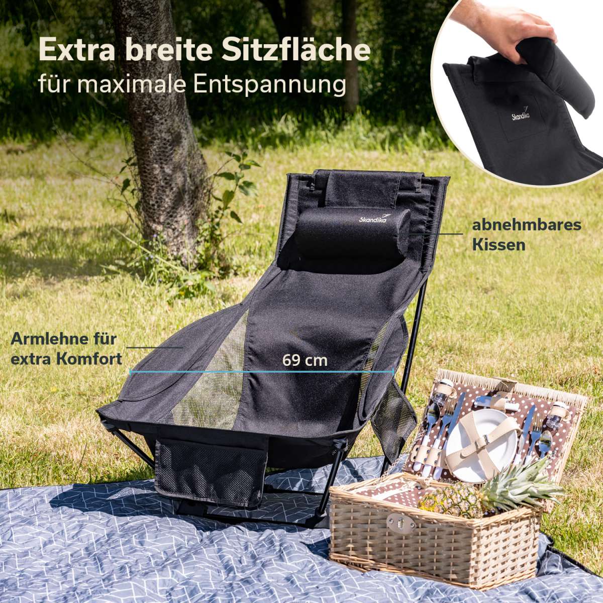 Skandika Campingstuhl Compact Flex | MAX Trader GmbH