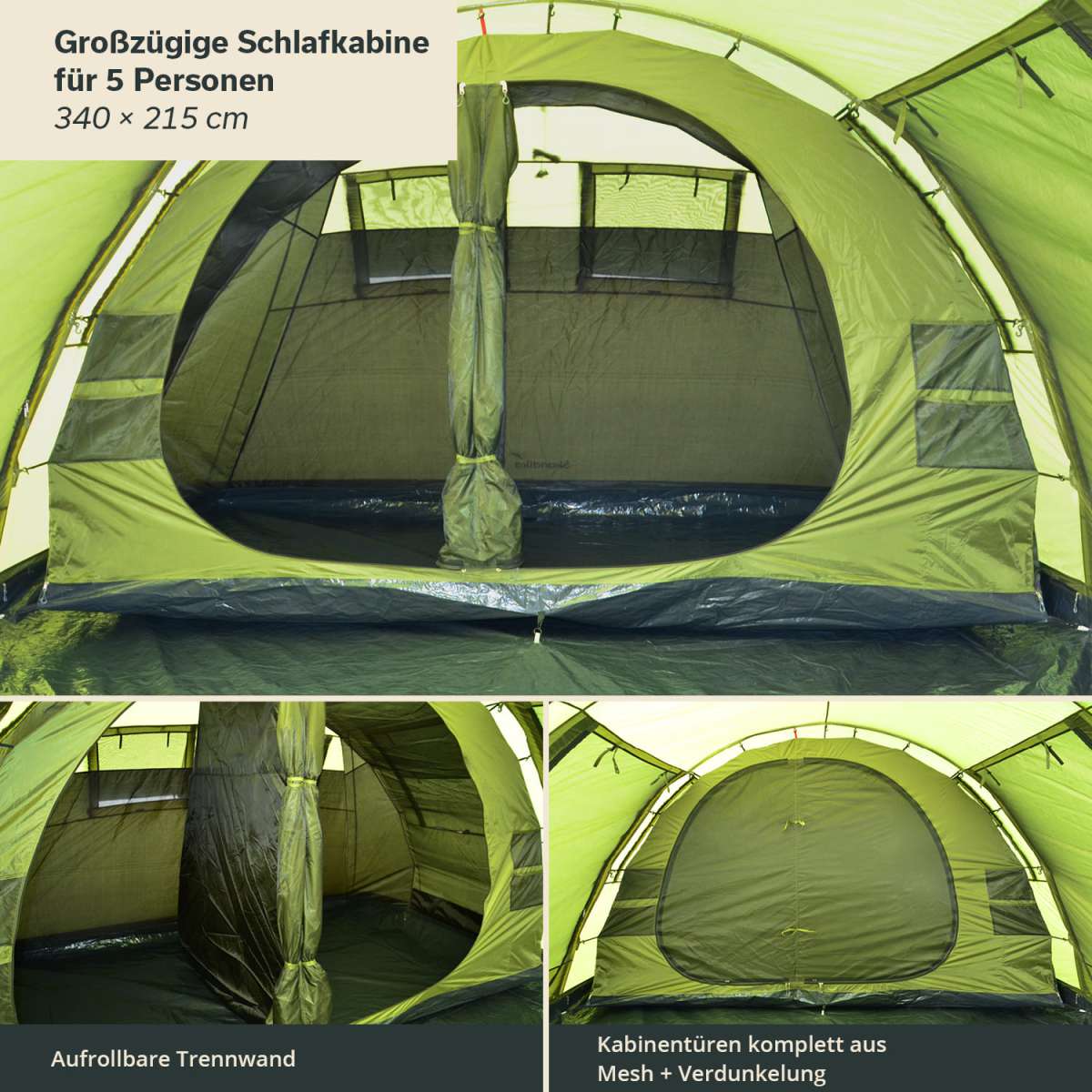 zelt fr island berwinterungszelt "Tropical Island M" L 130 x B 130 x H 150 cm