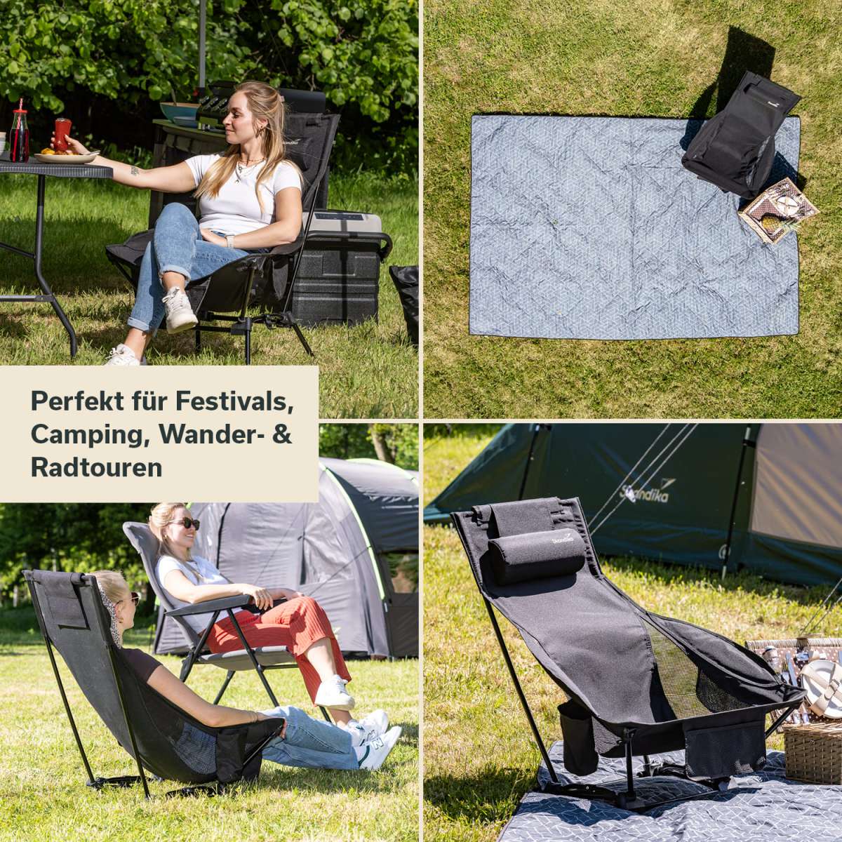 klappbar campingstuhl Ultraleichter Campingstuhl Strandstuhl klappbar Kühlfach Rucksack –  VAN-HALTESTELLE