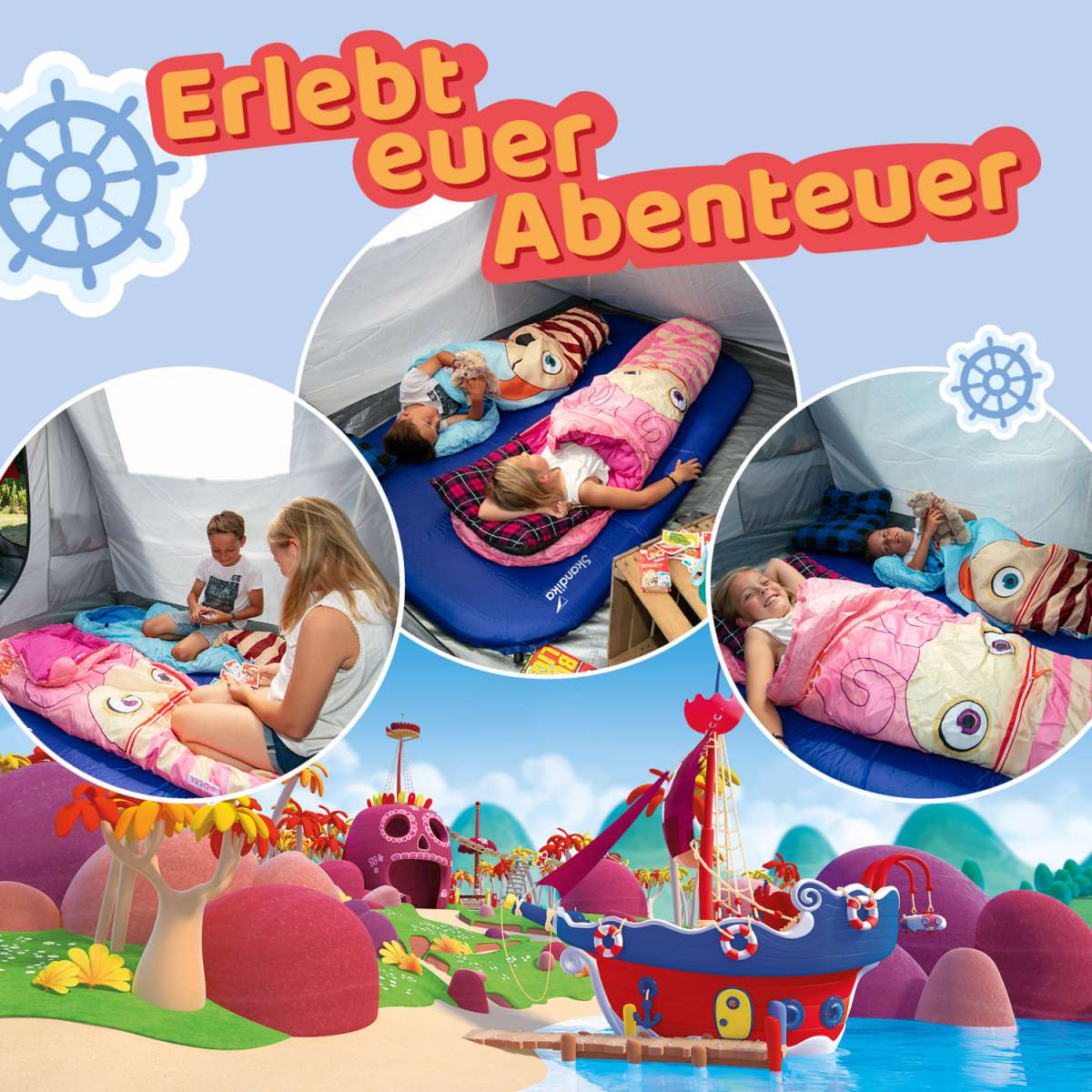 wurfzelte Callieway Kwiki Pop-up Zelt 225225 cm