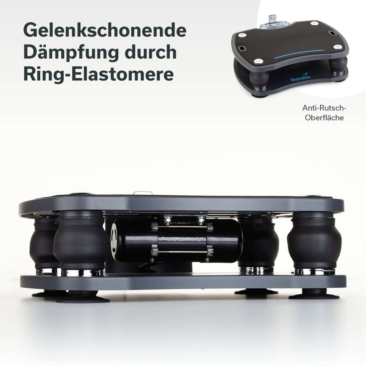 Vibrationsplatte 500 mit 3D Vibrations Technologie, Schwarz