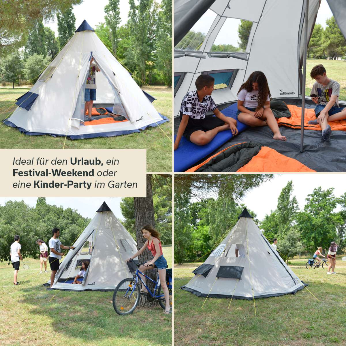 Partyzelt Skandika Tipi Goathi 365 Protect fr 6 Personen | MAX Trader GmbH