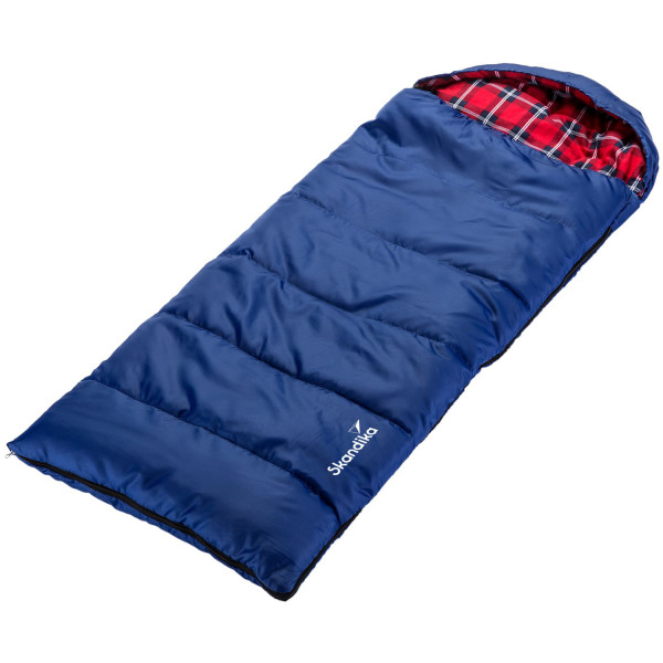 Skandika Kinderschlafsack Dundee Junior, blau/rot