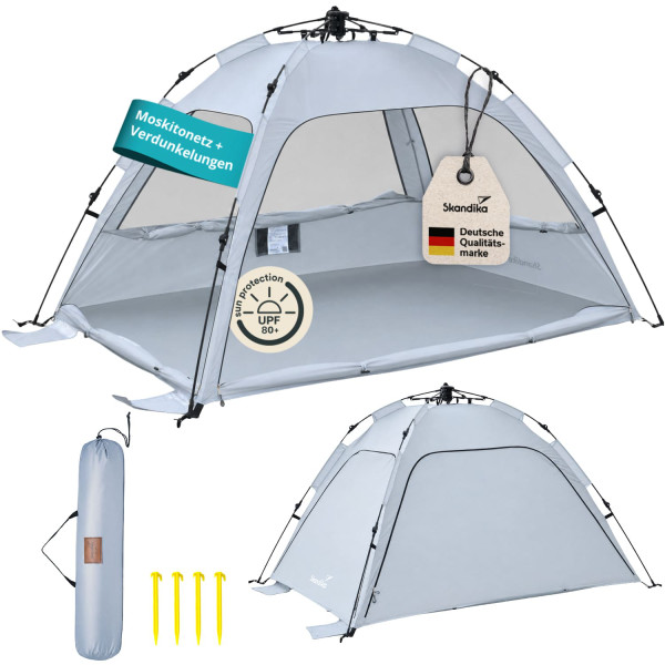 Strandmuschel Skugga Quick-Start (grau)