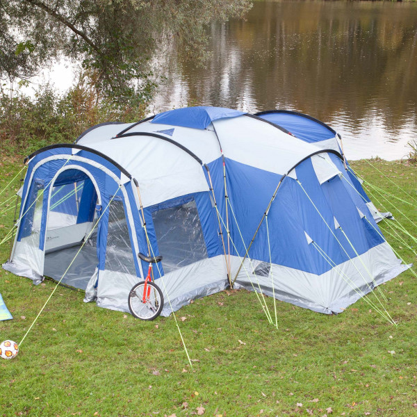 Familienzelt SKANDIKA Nimbus 8 Personen (blau) Max