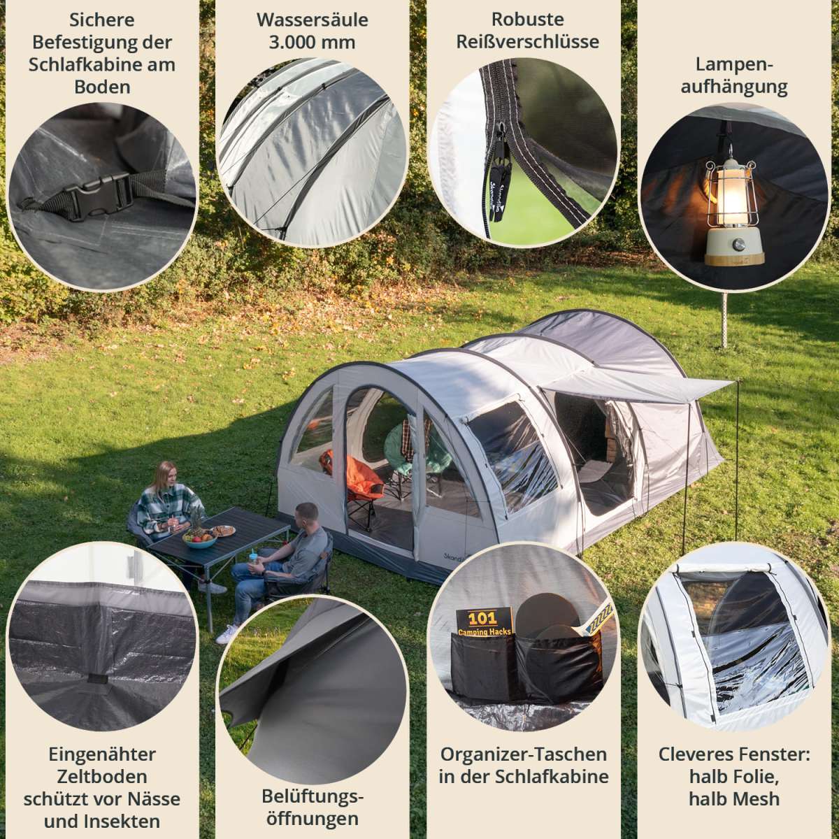 Skandika Tunnelzelt Simo 4 Protect | MAX Trader GmbH